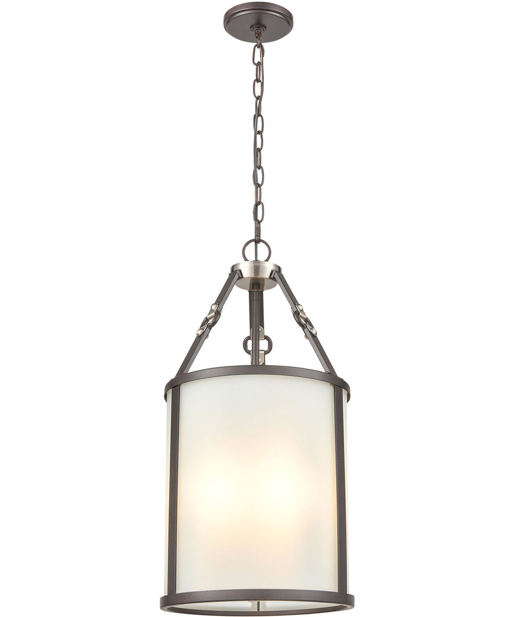 Armstrong Grove 3-Light pendant  Espresso Brown / Satin Nickel