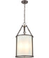 Armstrong Grove 3-Light pendant  Espresso Brown / Satin Nickel