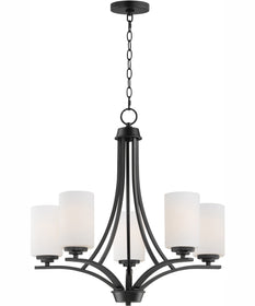 Deven 5-Light Chandelier Black