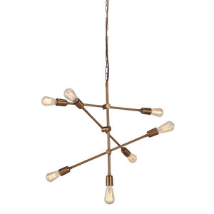 26"W Nastalya Metal Pendant Light (1/CN) Gold