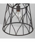 Quill 1-Light Pendant Rustic Iron