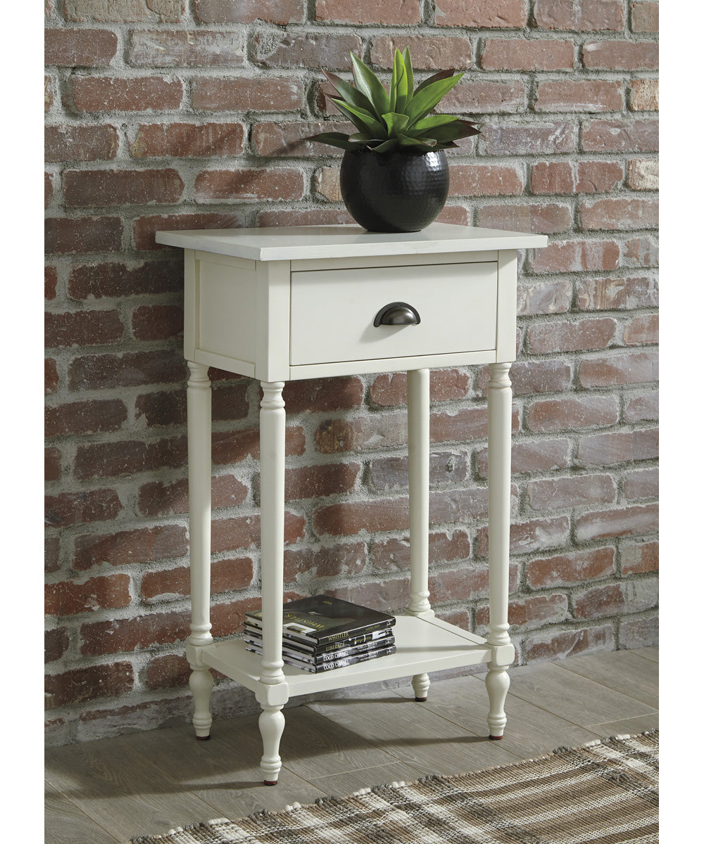 30"H Juinville Accent Table White