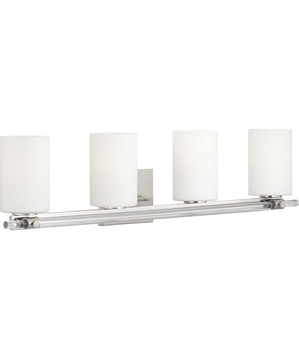 Lisbon 4-Light Bath & Vanity Polished Nickel