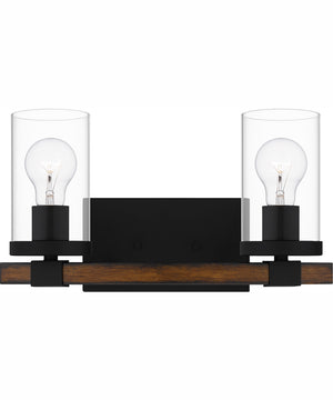 Nottinghill Medium 2-light Bath Light Matte Black