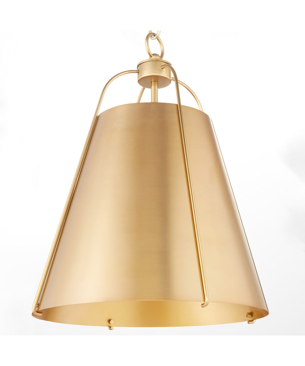 1-light Pendant Aged Brass