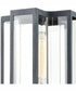 Bianca 15'' High 1-Light Outdoor Post-Light - Aged Zinc