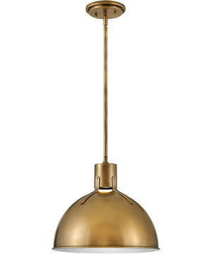 Argo 1-Light Small Pendant in Heritage Brass