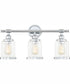 Dixie Large 3-light Bath Light Polished Chrome