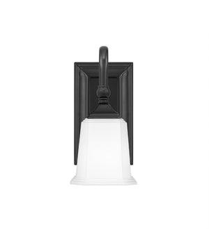 Nicholas Small 1-light Wall Sconce Earth Black