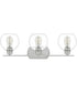 Pruitt Large 3-light Bath Light Brushed Nickel