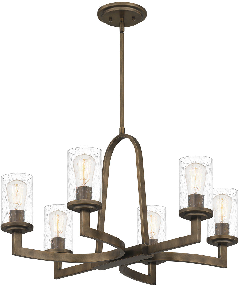 Antonin 6-light Chandelier Statuary Bronze