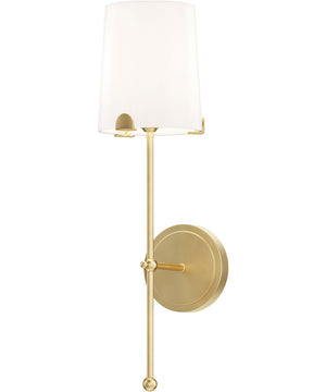 Huntington 1-Light Sconce Satin Brass