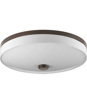 Weaver LED 2-Light LED 16" Flush Mount Antique Bronze