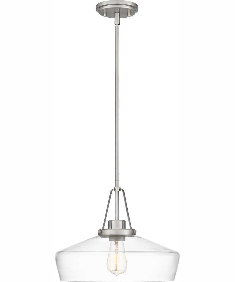 Quoizel Pendant 1-light Pendant Brushed Nickel