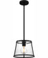 Quoizel Piccolo Pendant 1-light Mini Pendant Matte Black