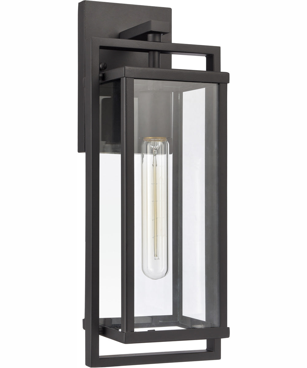 Gladwyn 16.5'' High 1-Light Outdoor Sconce - Matte Black