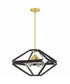 Dorsey 4-light Pendant Western Bronze