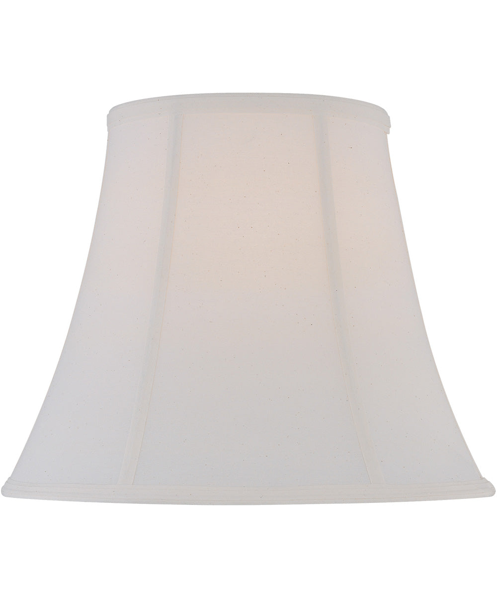 Lamp Shade Off-White Fine Linen Empire Shade - 9"Tx16"Bx13"Sl