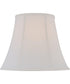 Lamp Shade Off-White Fine Linen Empire Shade - 9"Tx16"Bx13"Sl