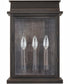 Bolton 3-Light Outdoor Wall-Lantern Oiled Bronze