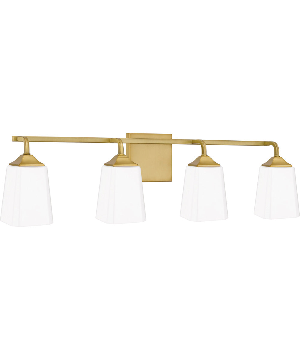 Thoresby Extra Large 4-light Bath Light Aged Brass