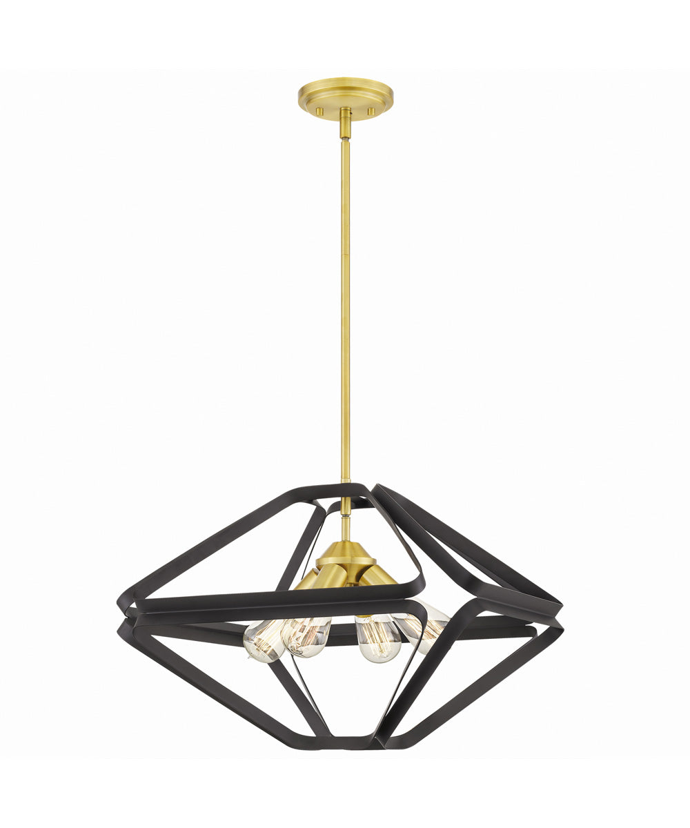 Dorsey 4-light Pendant Western Bronze