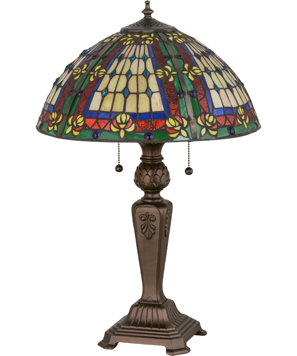 25"H Fleur-de-lis Table Lamp