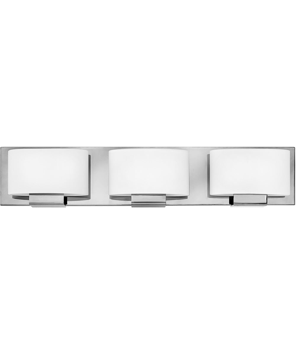 Mila 3-Light LED Vanity in Chrome