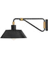 Brewster 1-Light Medium Wall Mount Barn Light in Black Oxide