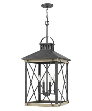 Brennan 4-light Pendant Old Black Finish