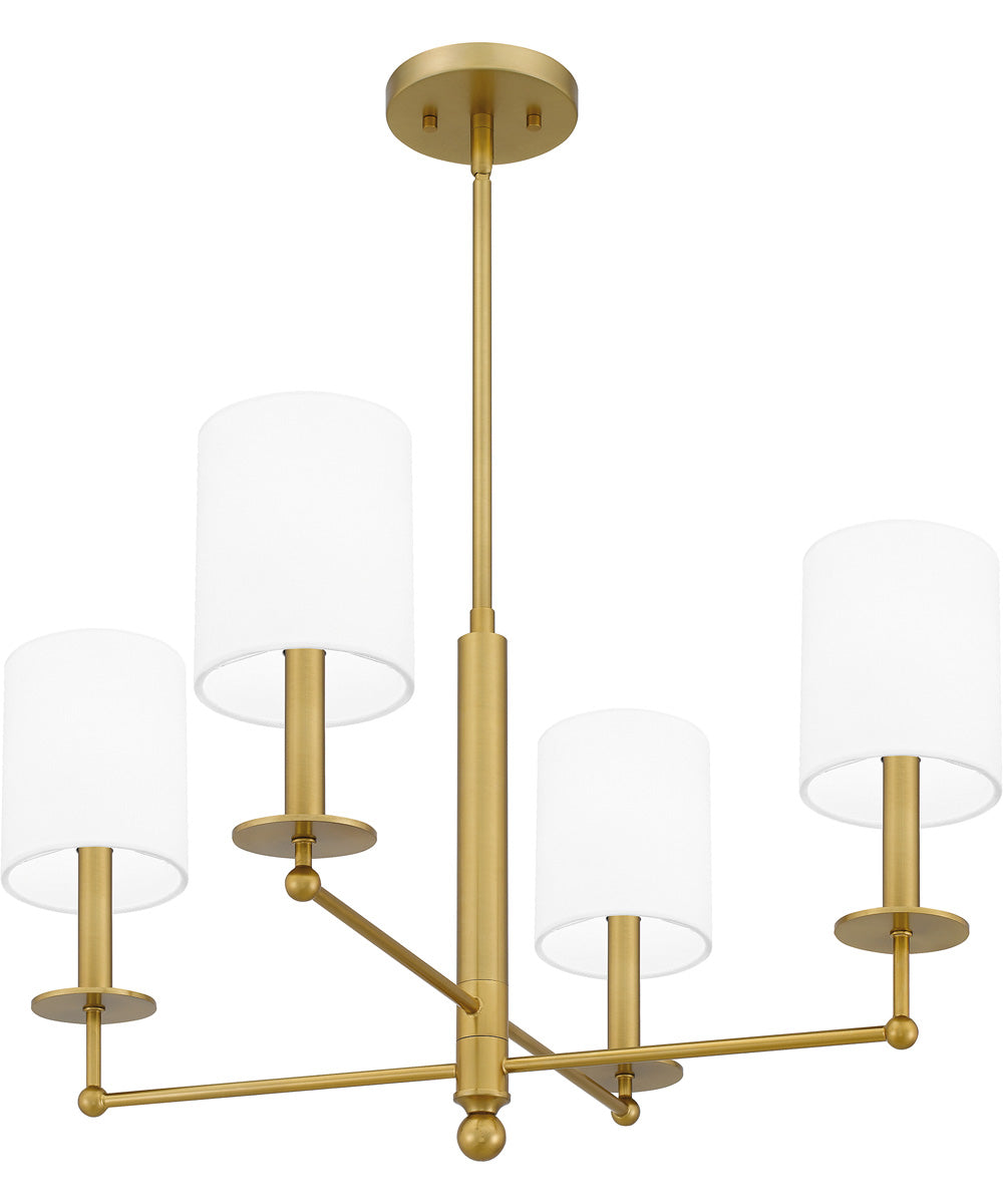 Ardsley 4-light Chandelier Aged Brass