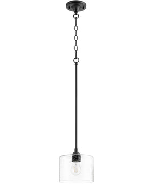 8"W Dakota 1-light Pendant Noir