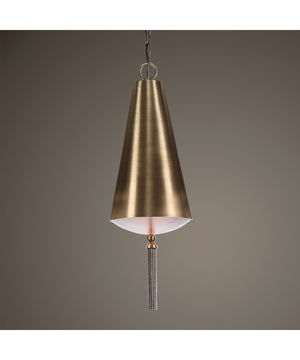 Nador 1 Light Brass Pendant