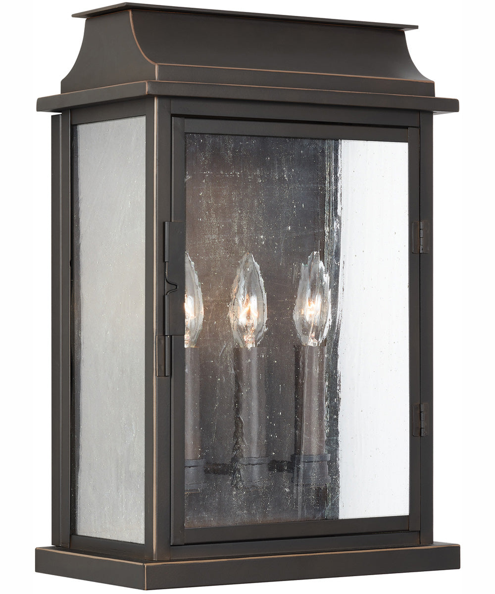 Bolton 3-Light Outdoor Wall-Lantern Oiled Bronze