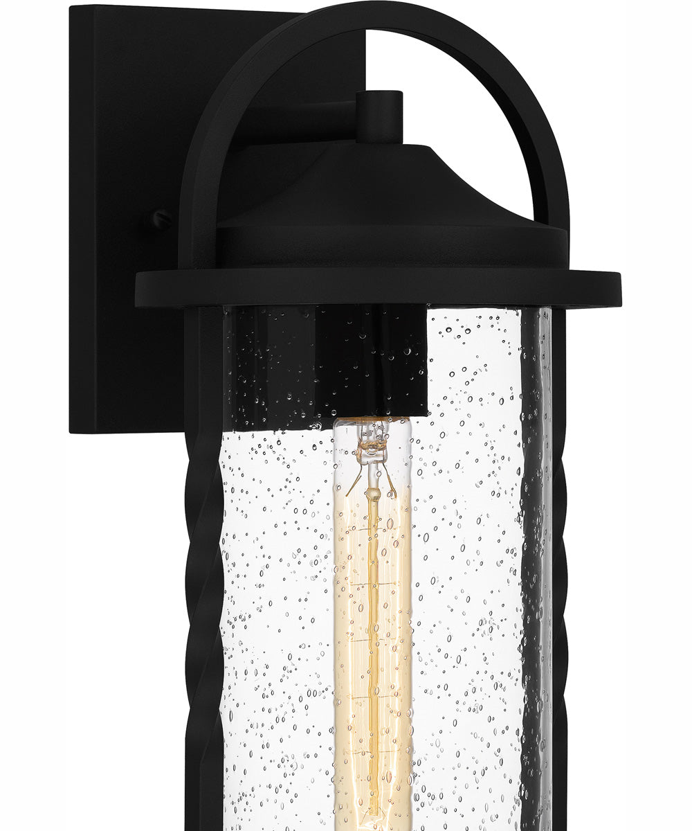 Reece Medium 1-light Outdoor Wall Light Earth Black