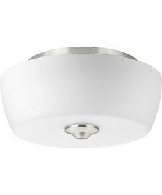 Leap 2-Light 14" Flush Mount Brushed Nickel