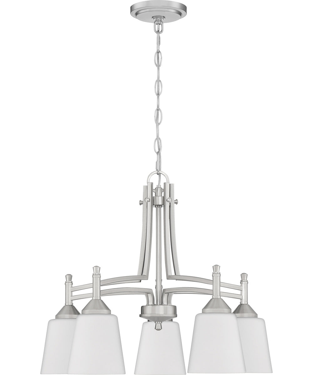 Billingsley 5-light Chandelier Brushed Nickel