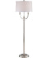 Camila 1-Light Floor Lamp Ps/Linen Fabric Shade