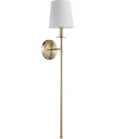 1-light Wall Mount Light Fixture Aged Brass