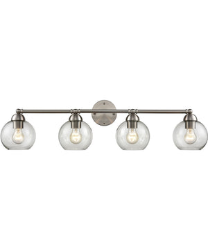 Astoria 4-Light Bath Bar Brushed Nickel