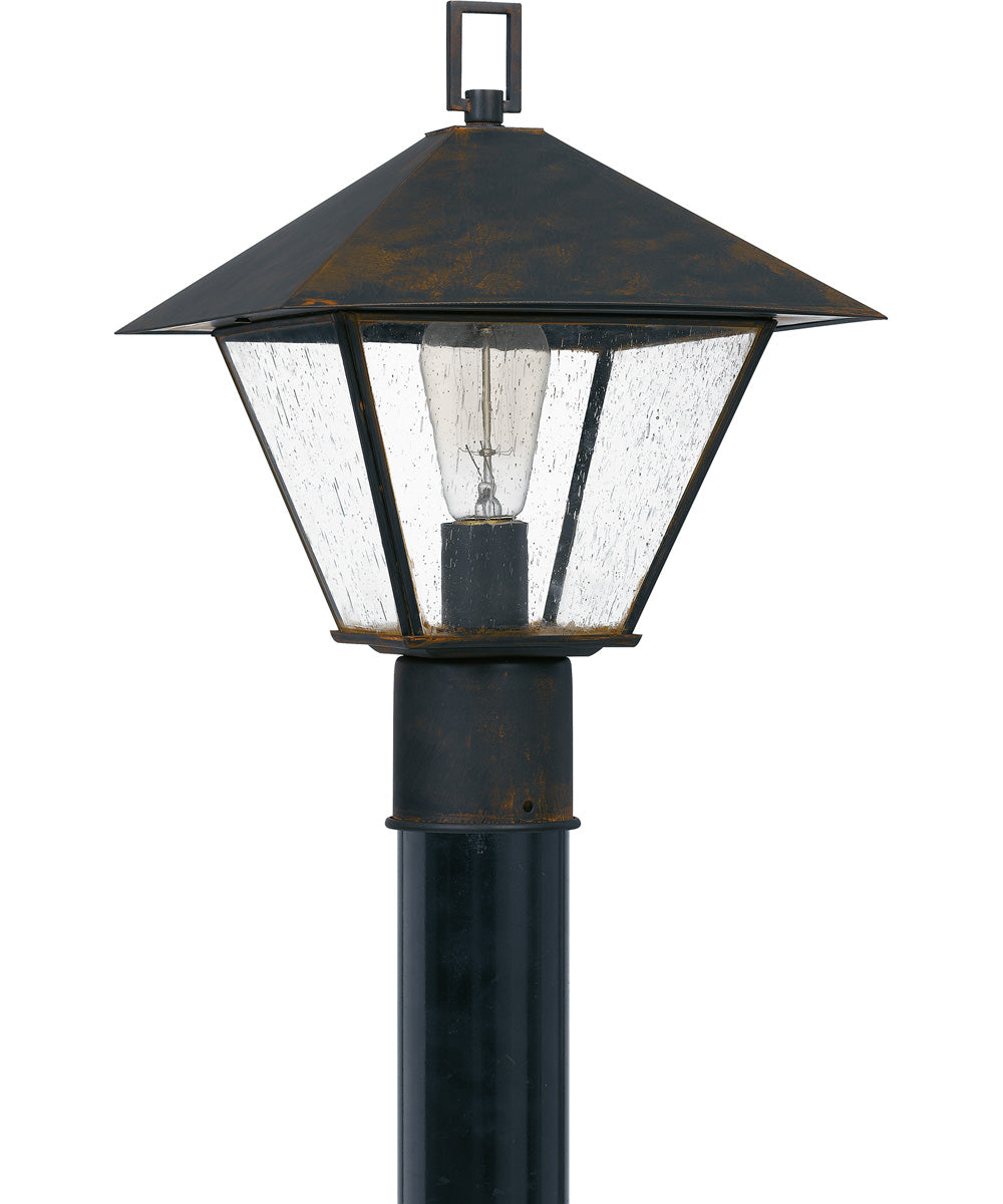 Corporal Large 1-light Outdoor Post Light Industrial Bronze