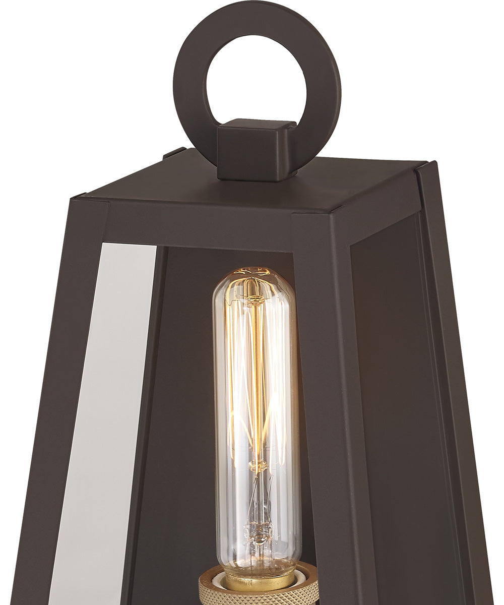 Poplar Point Small 1-light Outdoor Wall Light Old Bronze