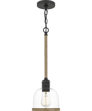 Wagner Small 1-light Mini Pendant Matte Black