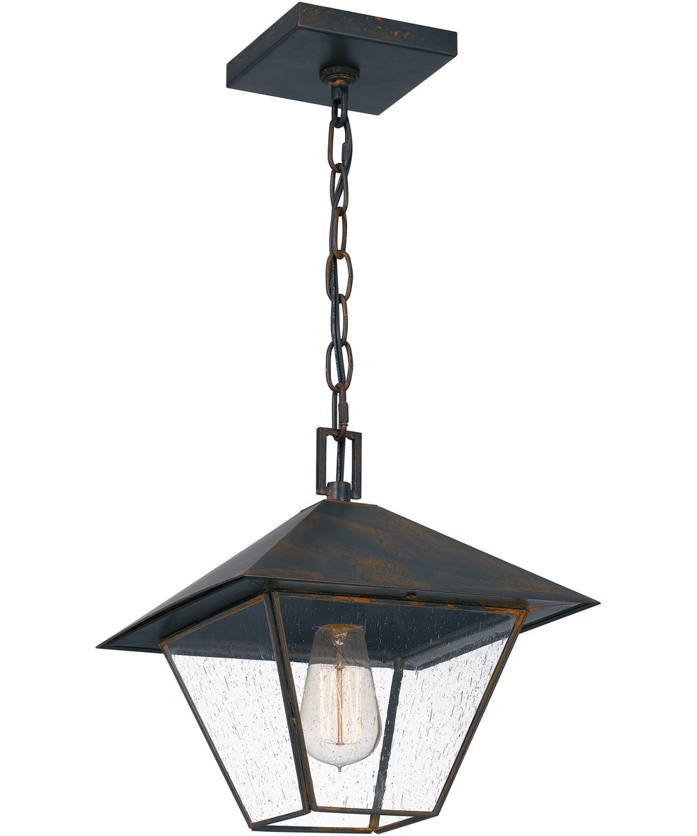 Corporal Large 1-light Outdoor Pendant Light Industrial Bronze