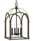 Westfall 4-Light Medium Foyer Pendant Antique Bronze