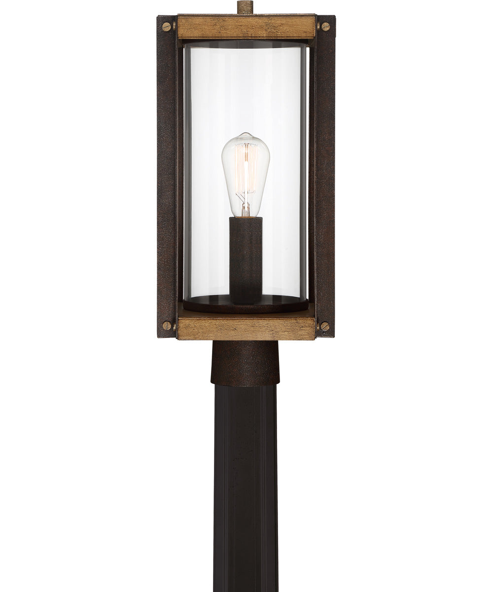 Marion Square Large 1-light Outdoor Post Light Rustic Black