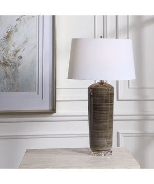 Ebon Charcoal Table Lamp