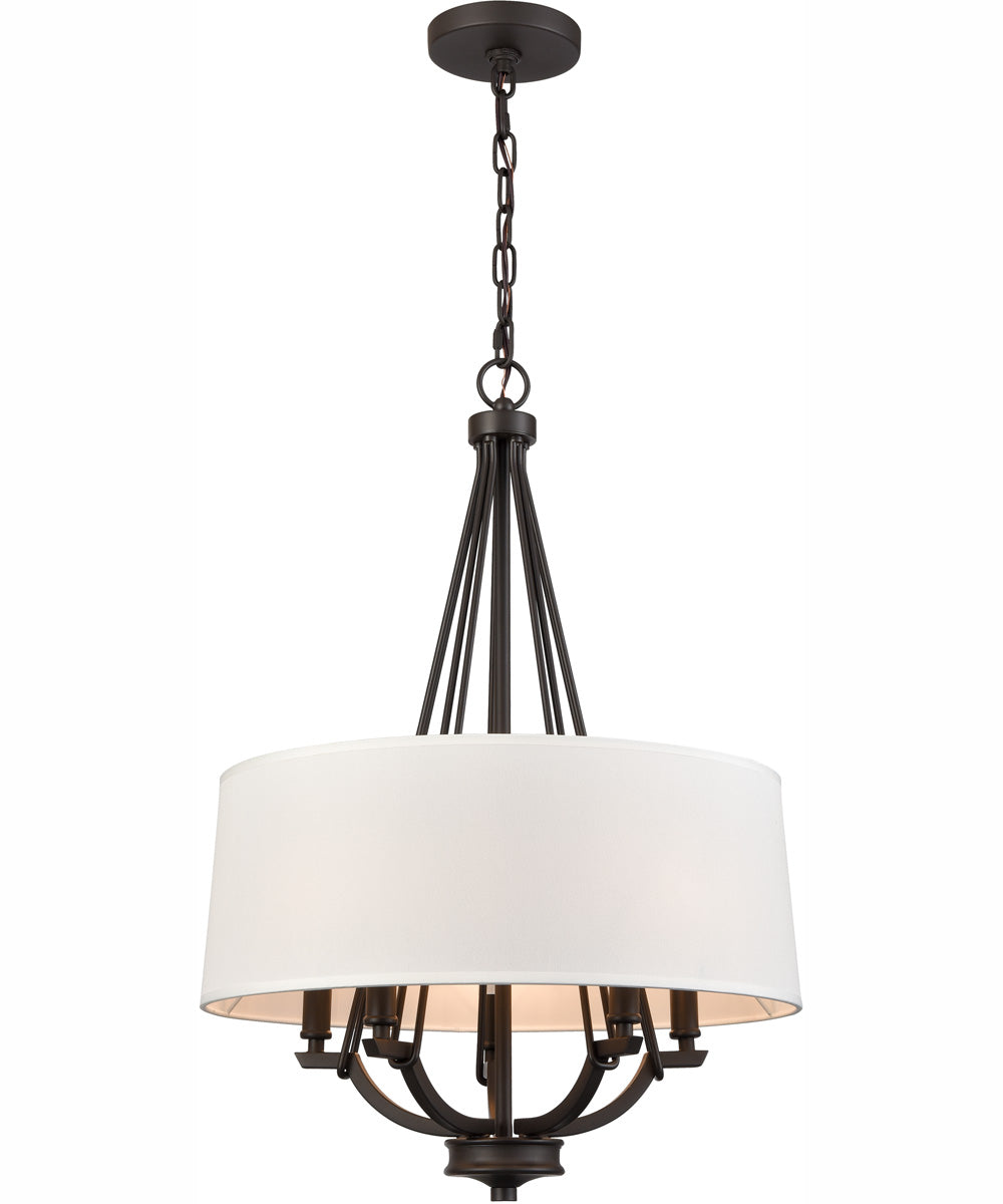 Robinson 18'' Wide 5-Light Pendant - Matte Black