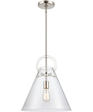 Gabby 1-Light pendant  Polished Nickel