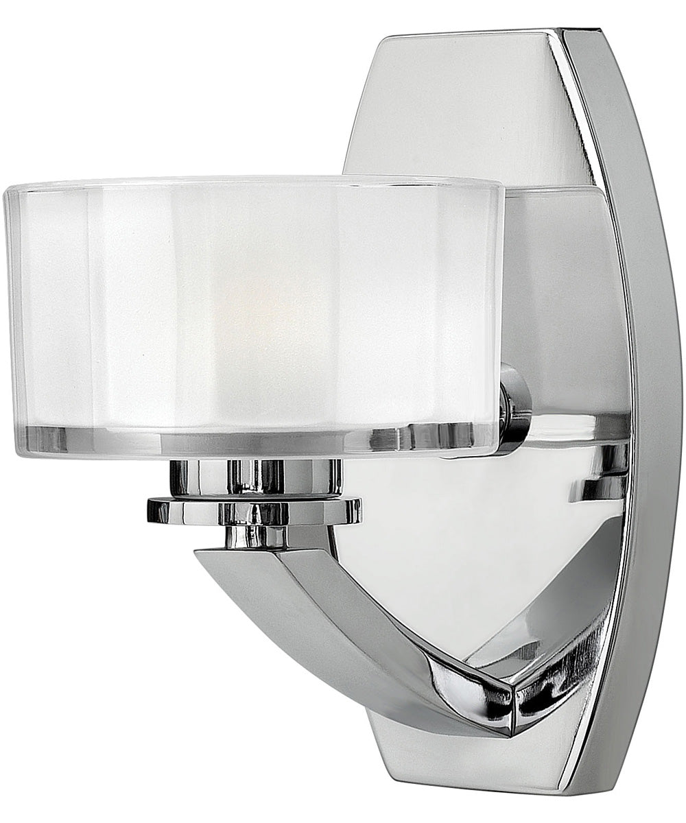 Meridian 1-Light LED Single Light Vanity in Chrome